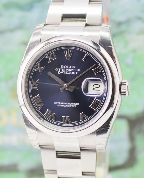 (image for) LIKE NEW ROLEX MEN SIZE STAINLESS STEEL OYSTER PERPETUAL DATEJUST / 116200